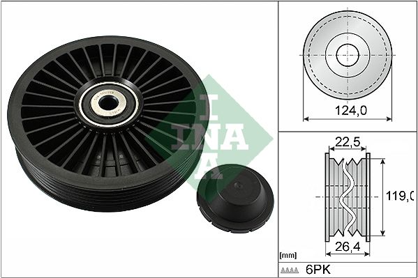 WILMINK GROUP Паразитный / ведущий ролик, поликлиновой ремень WG1252833